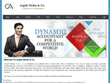 Tablet Screenshot of jogishmehta.com